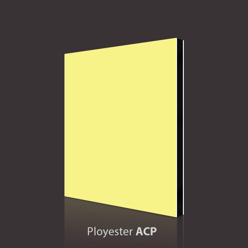 Lysegul PVDF aluminiumskompositpanel