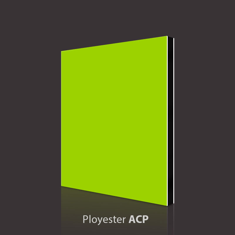 Telecom Green Aluminium Composite Panel